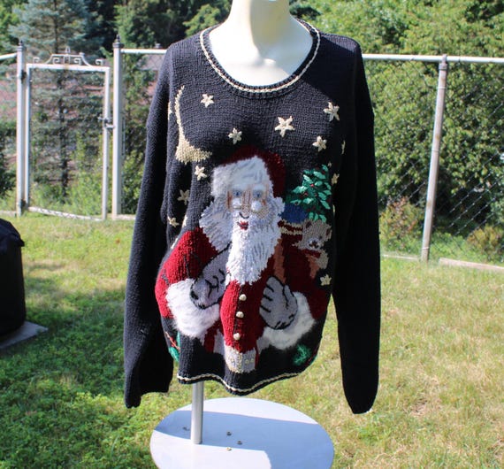 Designer Originals Studio Women Santa Sweater - XL