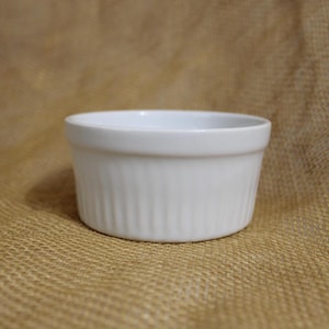 Small White Ramekin from Tien Hsing Intl trading - Custard / Creme Brulee Cups - Dipping Sauce Bowl