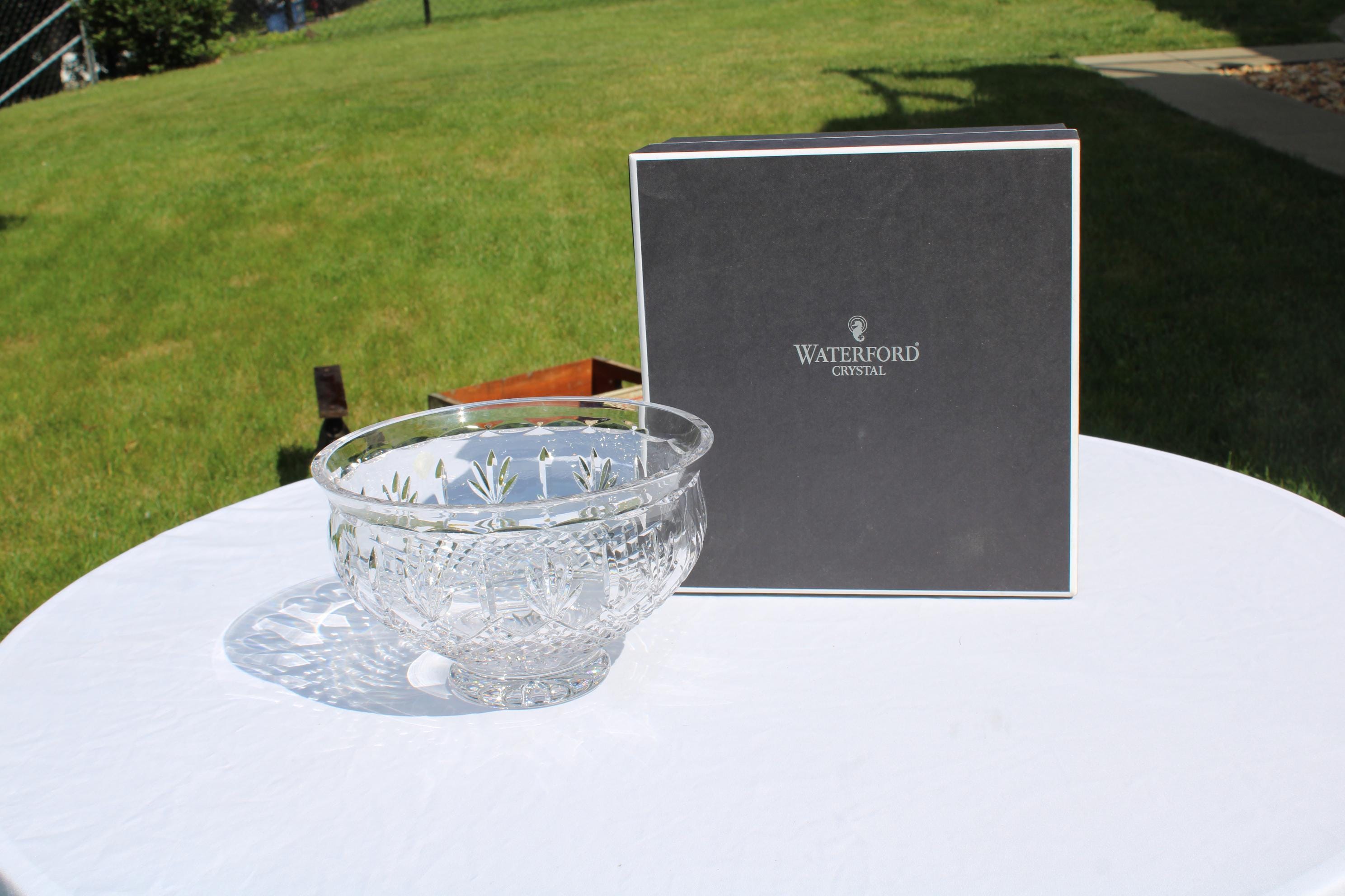 Waterford 10 Inch Crystal Bowl - Etsy