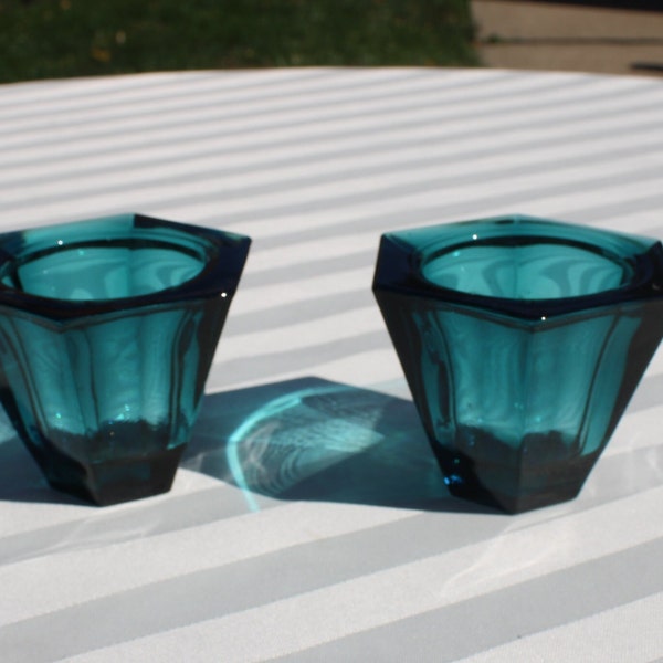 Dark Blue Votive Holders Etsy