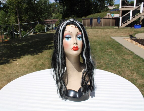 black & white hair dressing With Streaks Costume / Wig - Halloween - Dress Up ombre wig Amarra 89071 x REVOLVE Kennedy Mini Size:Euro 38.5 / US 8.5