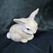 Chalkware Bunny Rabbit Figurine Home Decor - Etsy