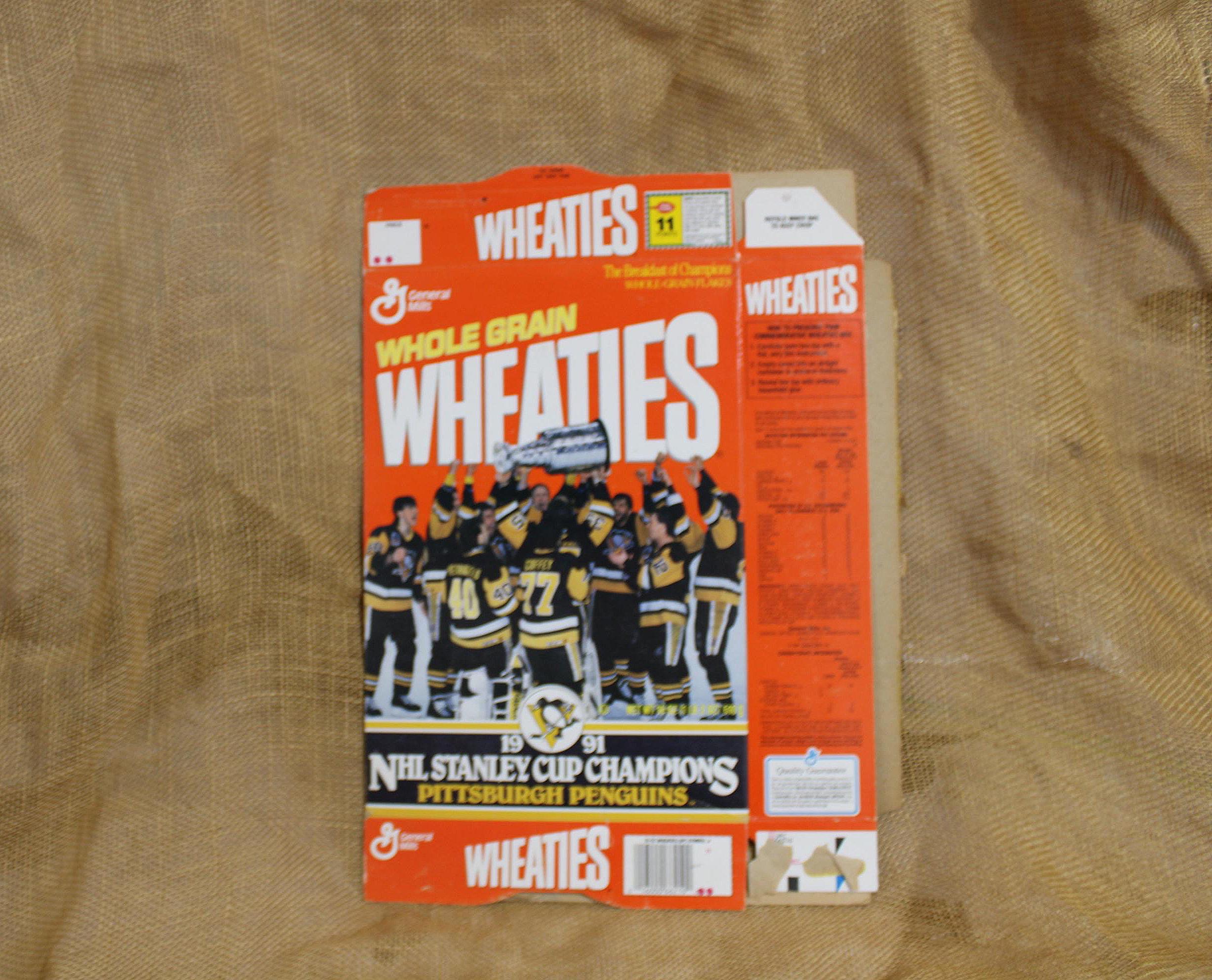 thumbnail image 2 of Raiders Wheaties Fridge Magnet - Oakland Raiders Cereal Box Design 2 of 3
