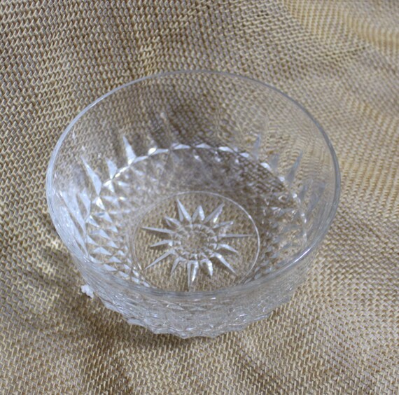 Arcoroc Glass Salad Bowl In The Diamant Pattern Glass Salad Etsy New Zealand