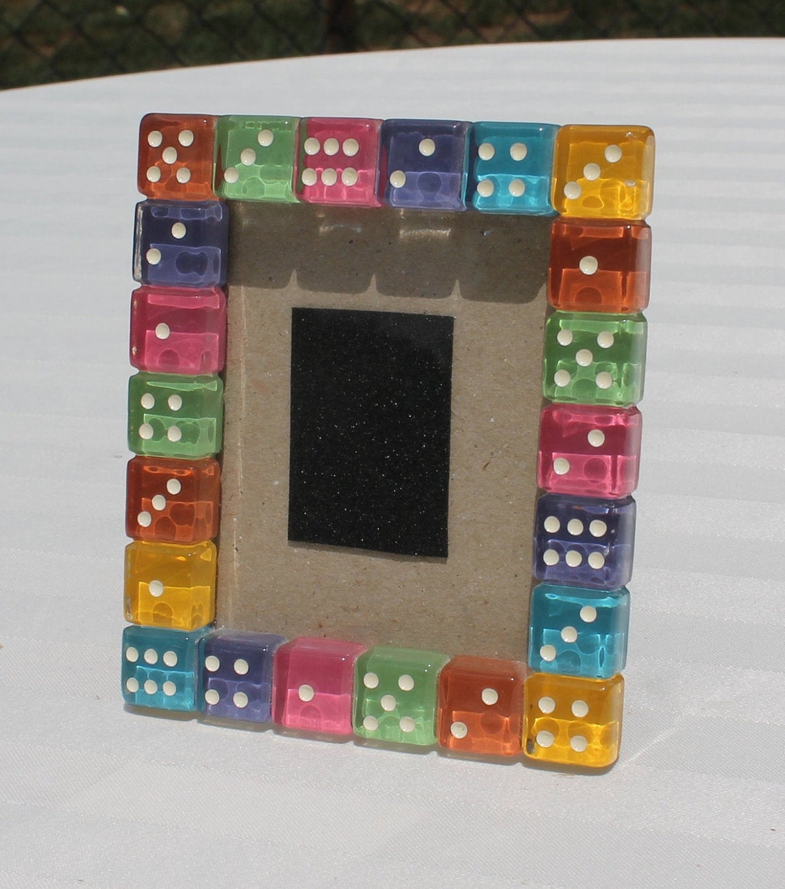 Small Dice Easel Back Picture Frame Photo Frame Holds 2 1/2 Etsy
