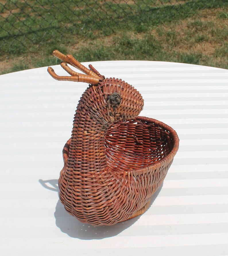 Reindeer / Deer Wicker Basket Woven Willow Wicker Basket Etsy