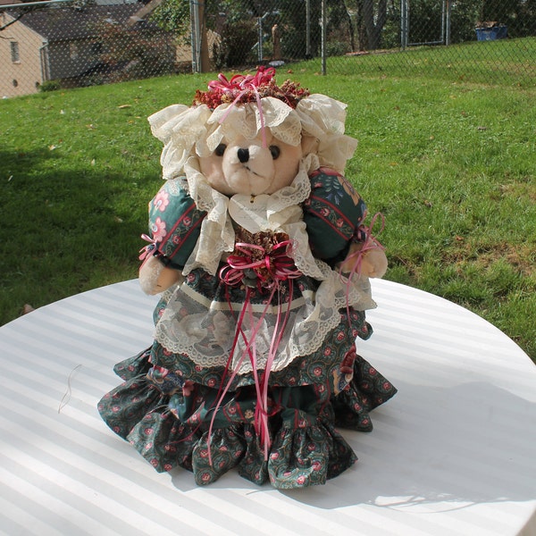 Bear by Shirley Hock Titled Grandma's Goodies -Limited Edition - Signed Collectible Stuffed Bear - Collectible  Luvables N Hugables