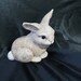 Chalkware Bunny Rabbit Figurine Home Decor - Etsy