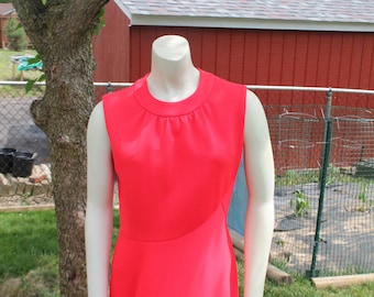 Red Sleeveless Gown / Maxi Dress by Andrea Gayle