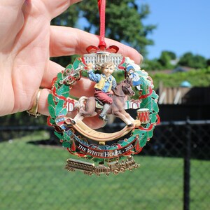 White House Christmas Holiday Ornament 2003 - The White House Historical Association Ornament - Ulysses S. Grant