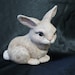 Chalkware Bunny Rabbit Figurine Home Decor - Etsy