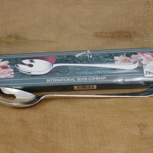 Silver-plated Serving Fork from International Silver - Silver Plated Serving Fork / Spoon