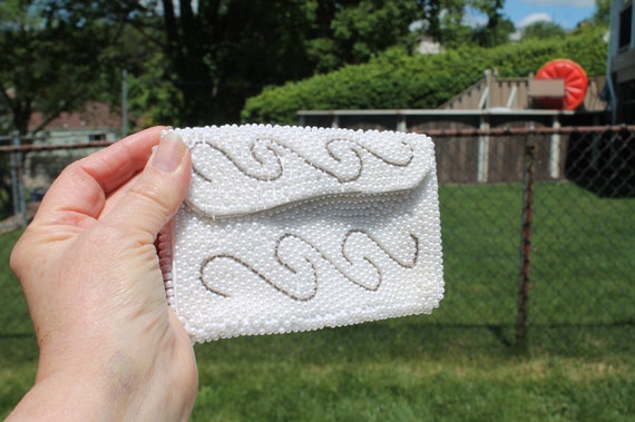Art Deco Beaded Clutch or Change Purse by Susan -… - image 2
