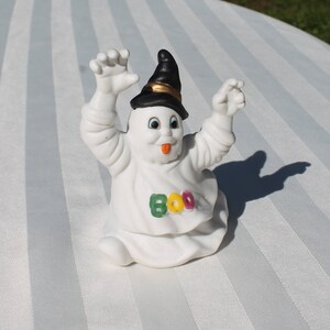 Brinn&#39;s Ghost with Which Hat Figurines Child Trick or Treaters in Halloween Costume  - Halloween Decor Figurines