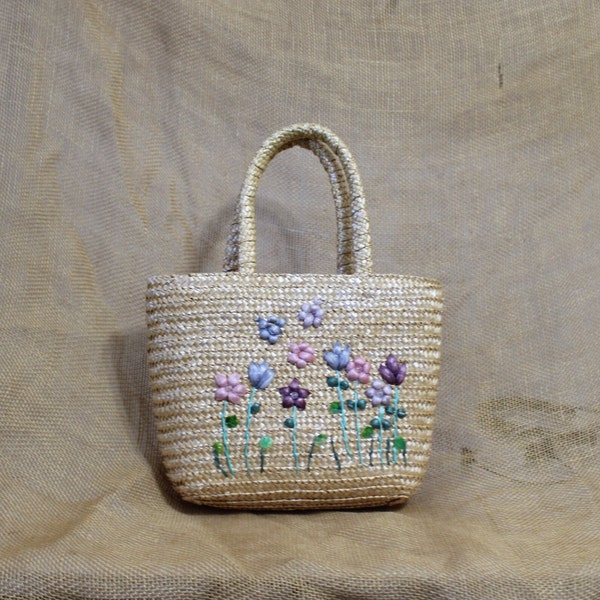 Straw Handbag - Etsy