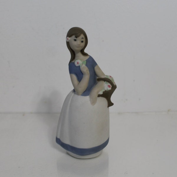 Hummelwerk Rex Valencia Girl with Basket of Flowers - Hand Made in Spain