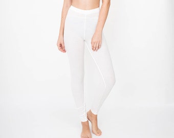 White leggings - tights - yoga leggings