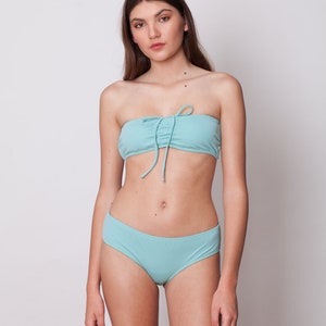 Bikini Set Strapless Bikini Top Wide Bikini Bottom Two Pieces Swimwear For Women image 4