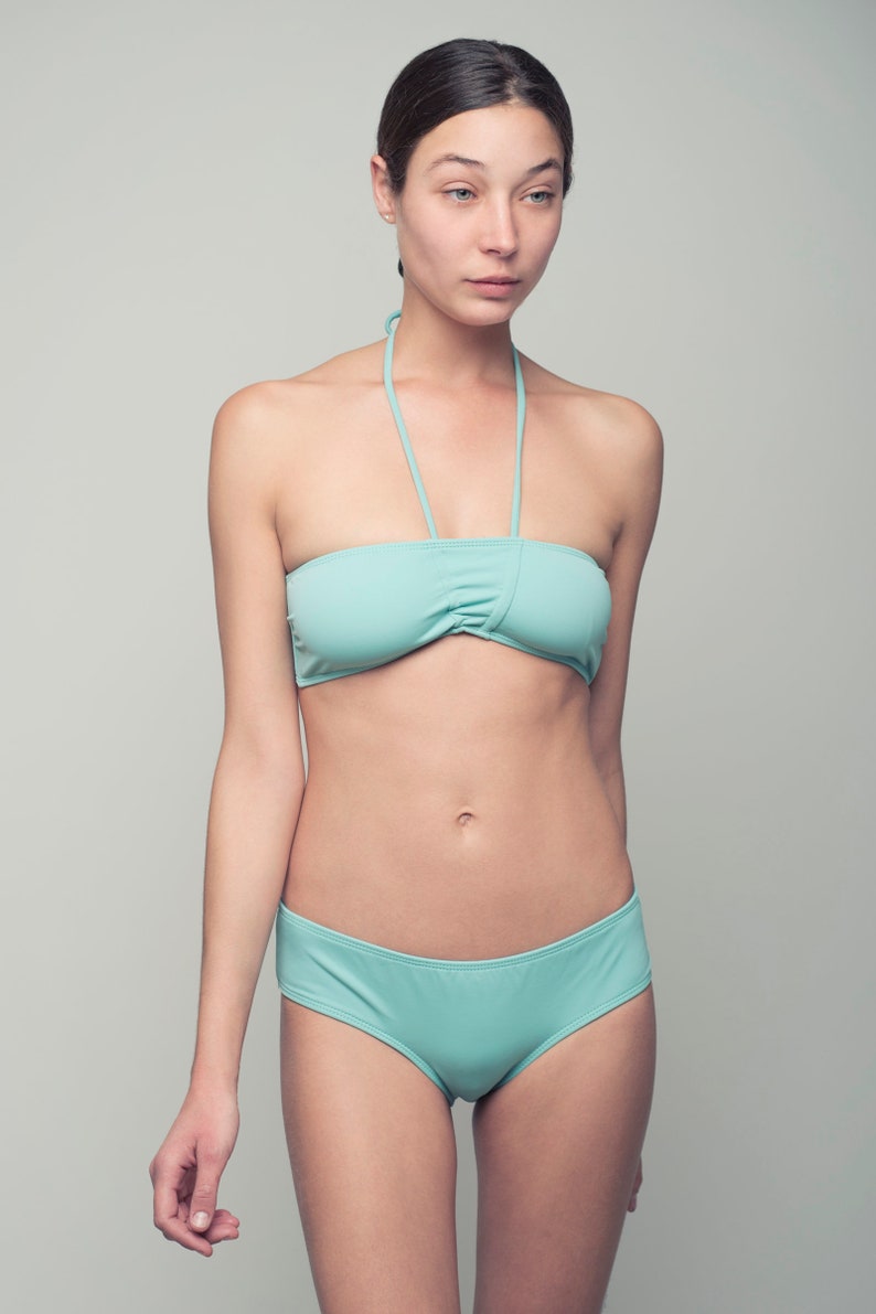 Bikini Set Strapless Bikini Top Wide Bikini Bottom Two Pieces Swimwear For Women image 5