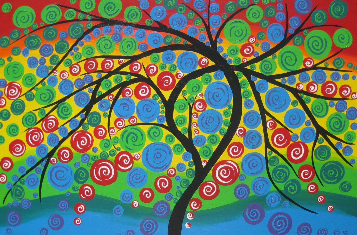 Huge Painting for Wall Above Couch or for Hanging Above Bed Etsy