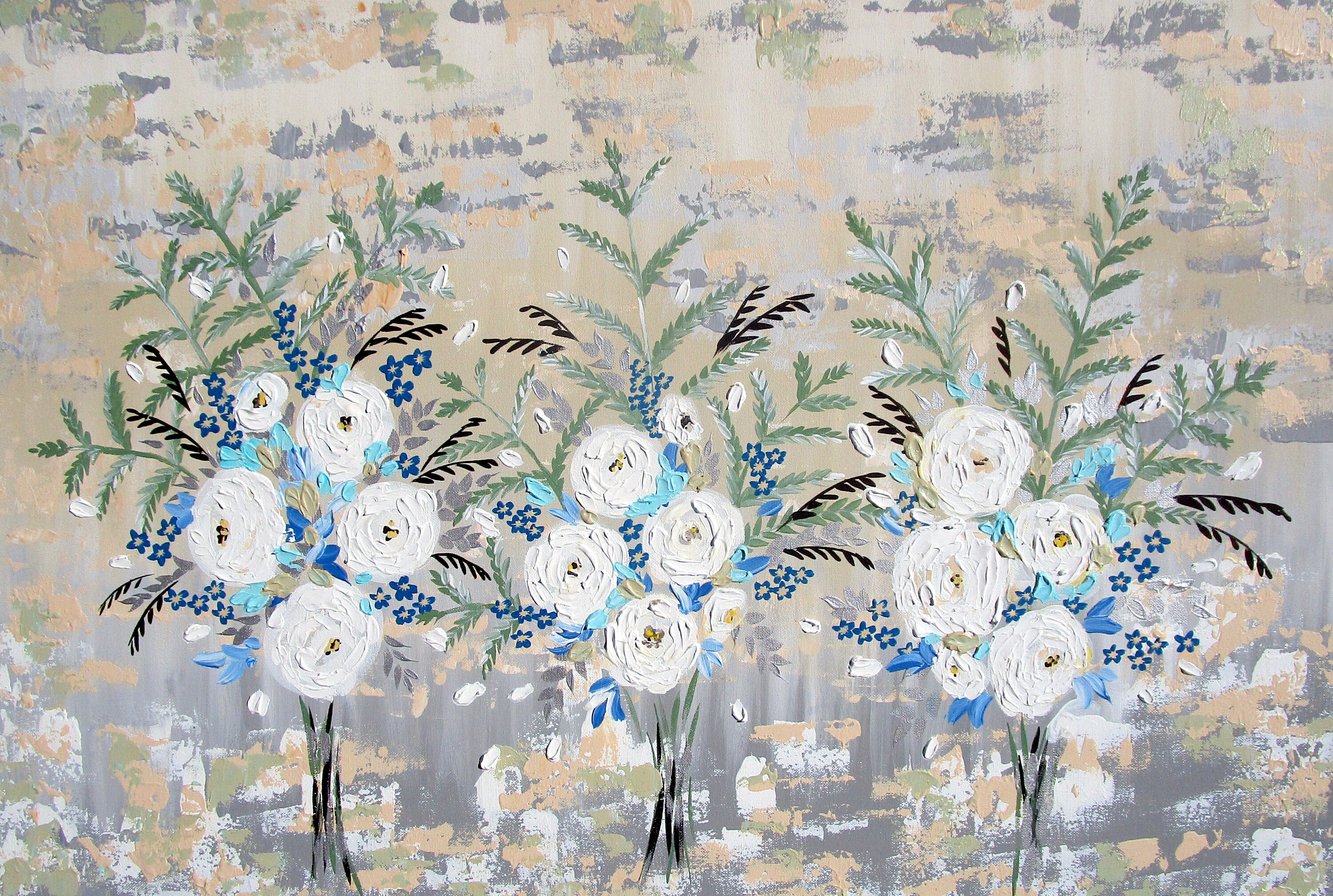 Hamptons art hamptons painting hamptons neutral colours Etsy