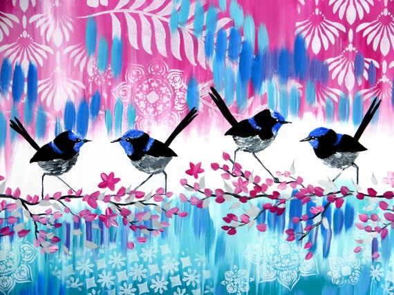 Painting for 2024 pink wall