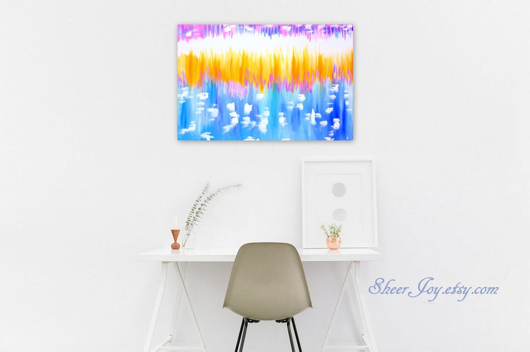 Abstract, Abstracts, Large, on Canvas, Canvas, Art, Pretty. Pink