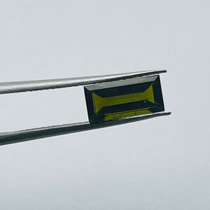 Natural tourmaline green 1.13ct tourmaline earth mined 100% natural tourmaline certified tourmaline forest green color tourmaline elongated