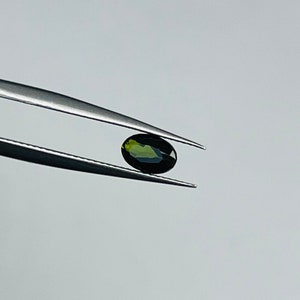 Oval green sapphire 0.24ct sapphire unset loose gemstone deep green sapphire gemstone earth mined sapphire 100% natural