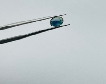 Green oval sapphire loose unset natural bluish green sapphire earth mined sapphire oval cut 100% natural gemstone sapphire 0.75ct