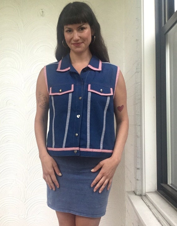 1970s Denim Vest