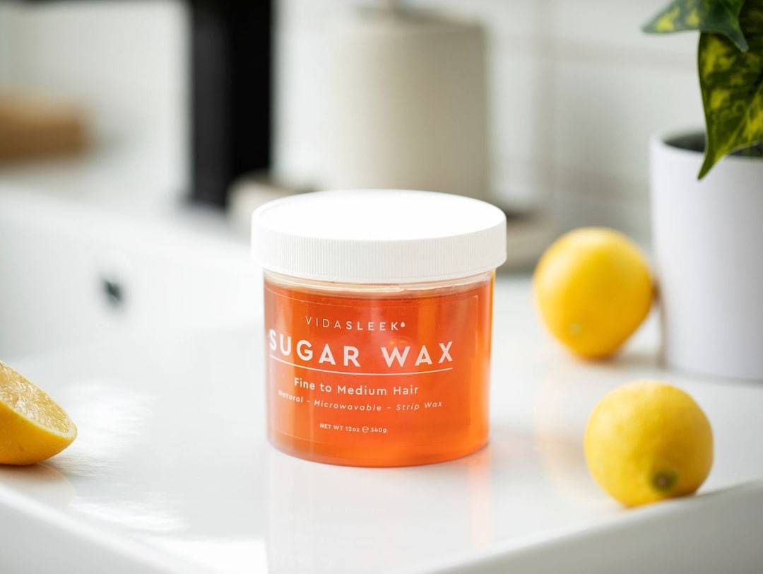 Vidasleek Legs & Body Sugar Wax for Sensitive Skin, 100 Natural