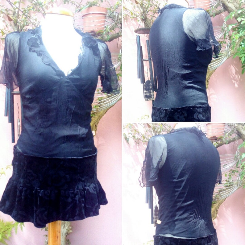 Little black vintage top