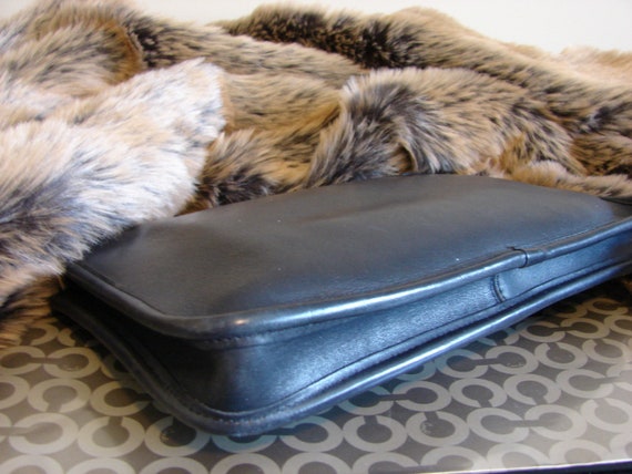 Coach Vintage NYC Bonnie Cashin Navy Blue Leather… - image 6