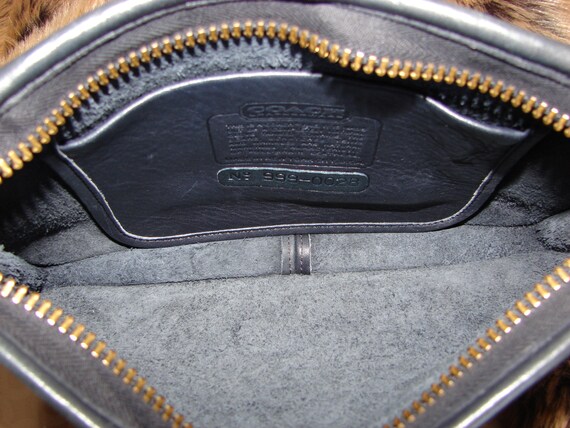 Coach Vintage NYC Bonnie Cashin Navy Blue Leather… - image 9