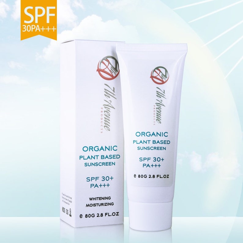 7th Avenue Products Organic Plant Based Formula Sunscreen