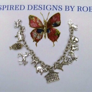 Animal Sanctuary charm bracelet Animal Jewelry, Love Animals, Life is better with Animal Sanctuary&#39;s, Silver