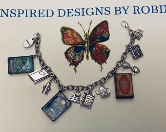 Reading is my Thing Charm Bracelet, Book Club Jewelry, Book Club Gift, For the Avid Reader, Love to Read Jewelry, Reading Bracelet, Gift