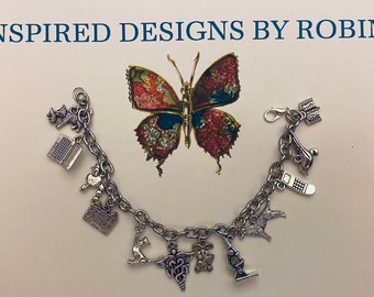 Pulsera de encanto temática de la oficina del veterinario, Joyería veterinaria, Cuidar de los animales, Más bien ser un veterinario, Trabajar para un veterinario, Perro