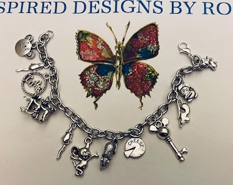 Pulsera De Encanto De Ratón, Ratones De Amor, Joyería De Ratón, Regalo De Ratones De Amor, Regalo Para El Amante De Los Ratones, Los Ratones Son Divertidos, Regalo Para Ella, Pulsera De Ratón De Plata