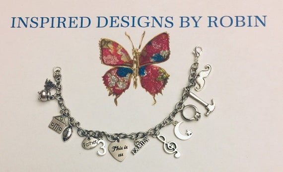 This is Us TV Show Inspired Charm Bracelet TV Shows Jack