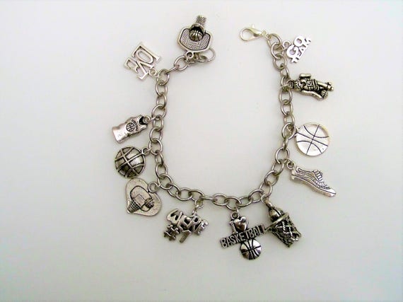 Basketball charm hotsell bracelet