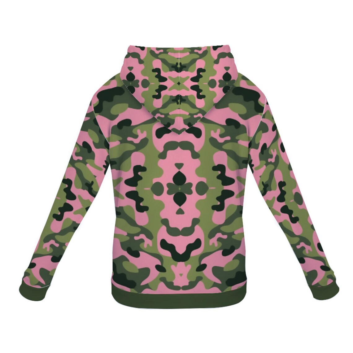 Pink camo sweatshirt for girls All Over Print Plush Spun Velve | Etsy