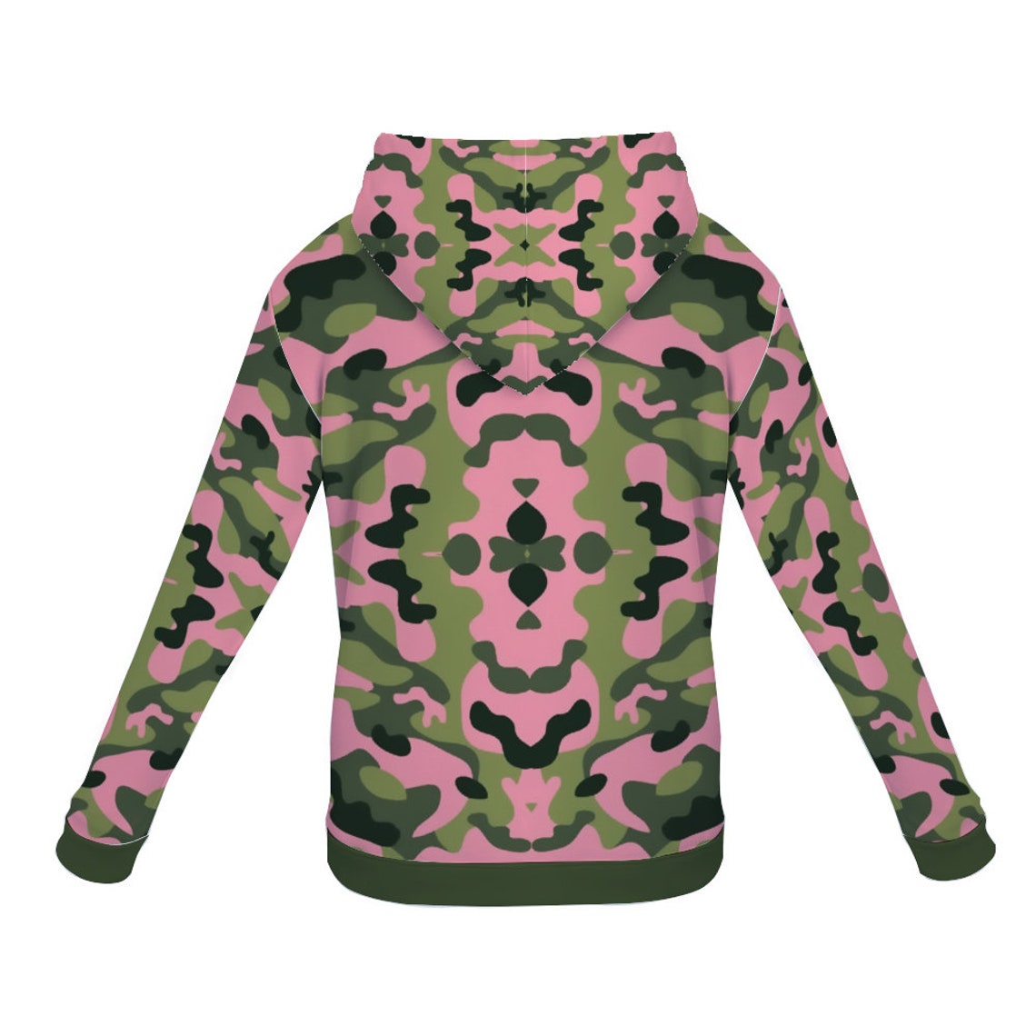 Pink camo sweatshirt for girls All Over Print Plush Spun Velve Etsy