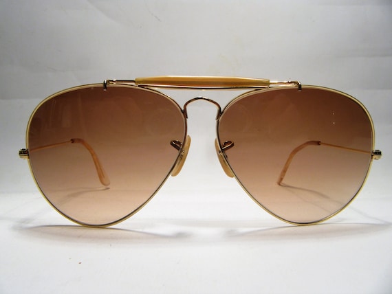 Ray Ban B&L Outdoorsman gold metal vintage sunglas