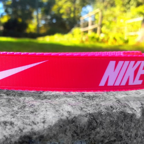 Pink Sneaker 1 Inch Width Dog Collar Etsy