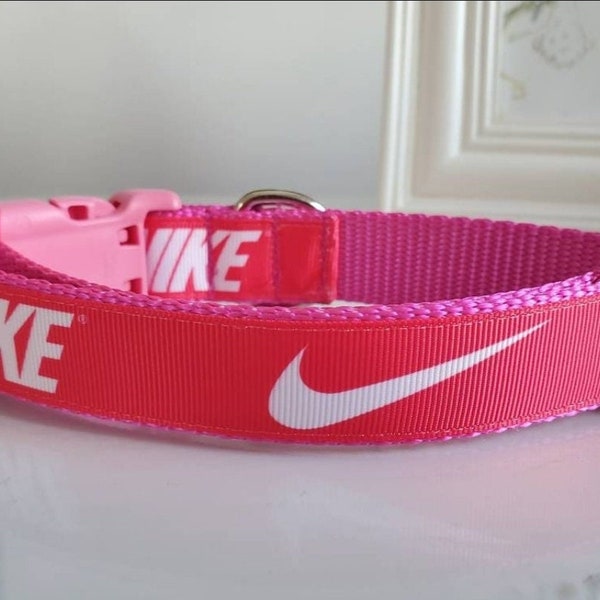 Pink 1 Inch Width Dog Collar