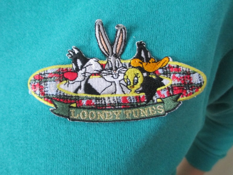 T-shirt Vintage Looney Tunes St Patrick's Day 1997 - Taille L - Vert - Marque Tennessee River - NWOT