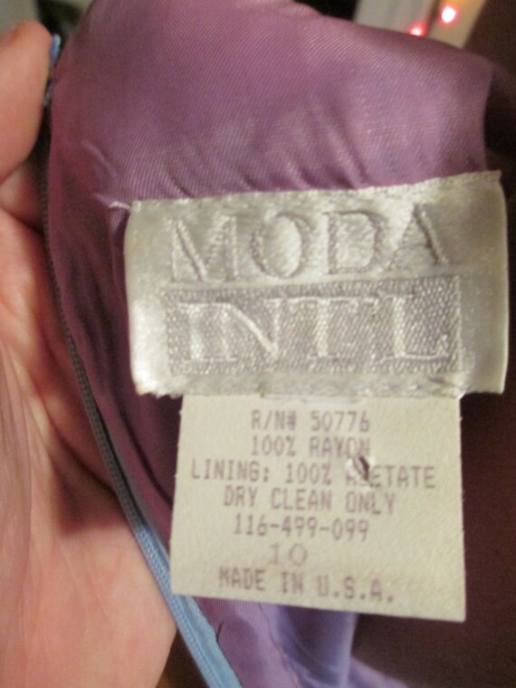 Vintage Tiny Floral Print / Pattern Sleeveless Fi… - image 5