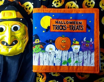 2011 V.I.P. Cranston  Halloween Tricks and Treats fabric soft book